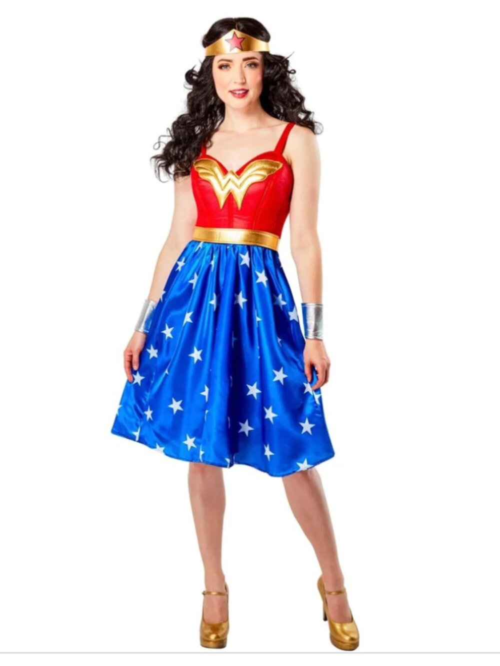 Party City Classic Wonder Woman Costume Dress - Small - NEW!